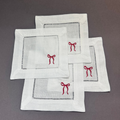 Bow Cocktail Napkins | Set of 4