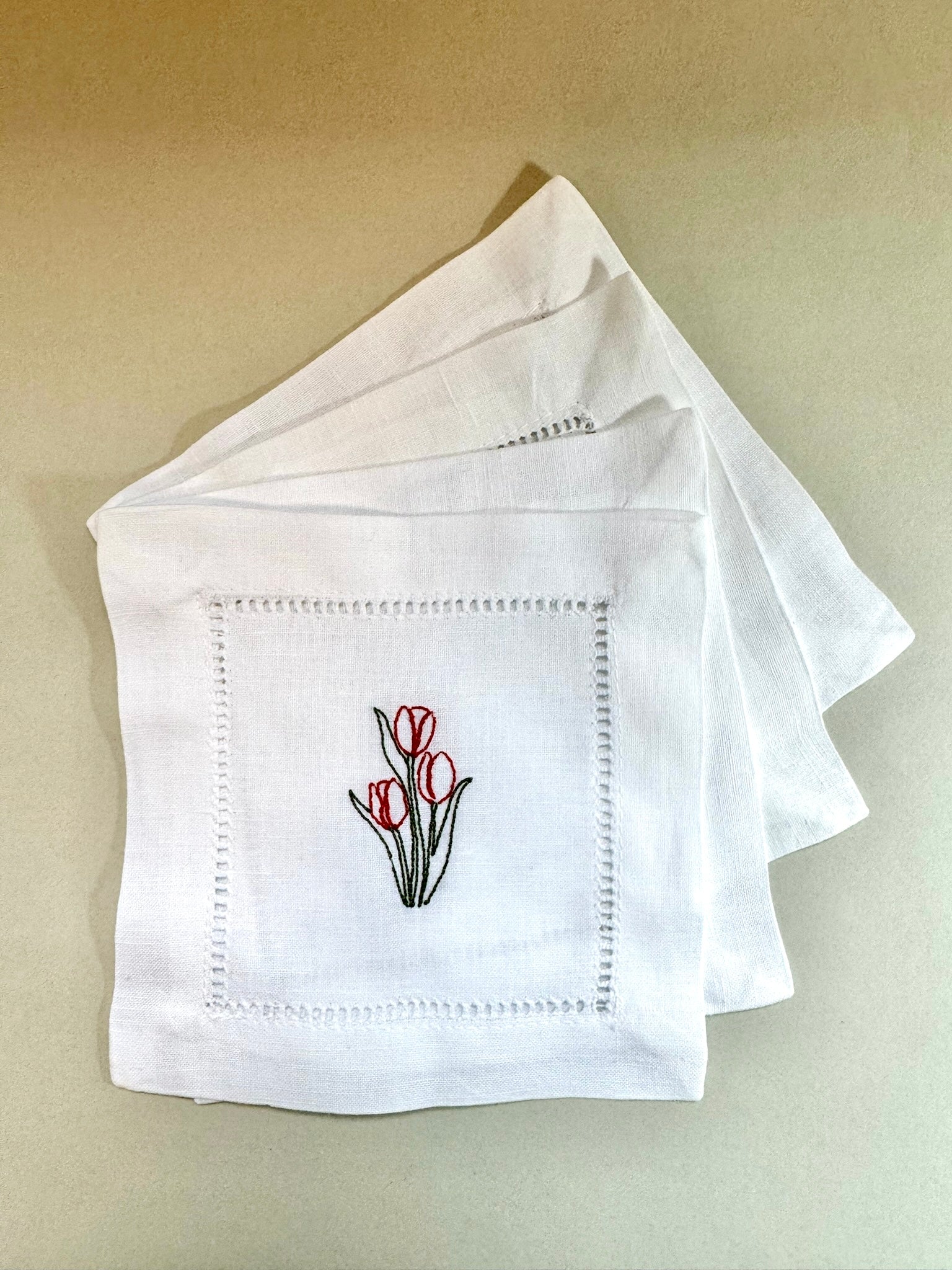 Tulip Cocktail Napkins | Set of 4