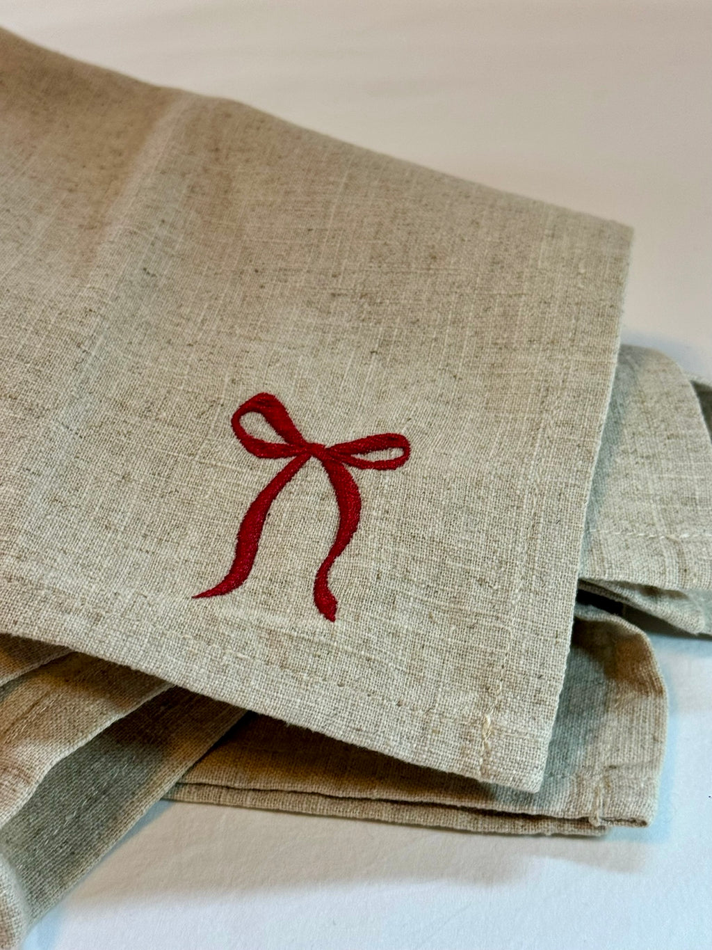 Bow Dinner Napkins | Set of 4
