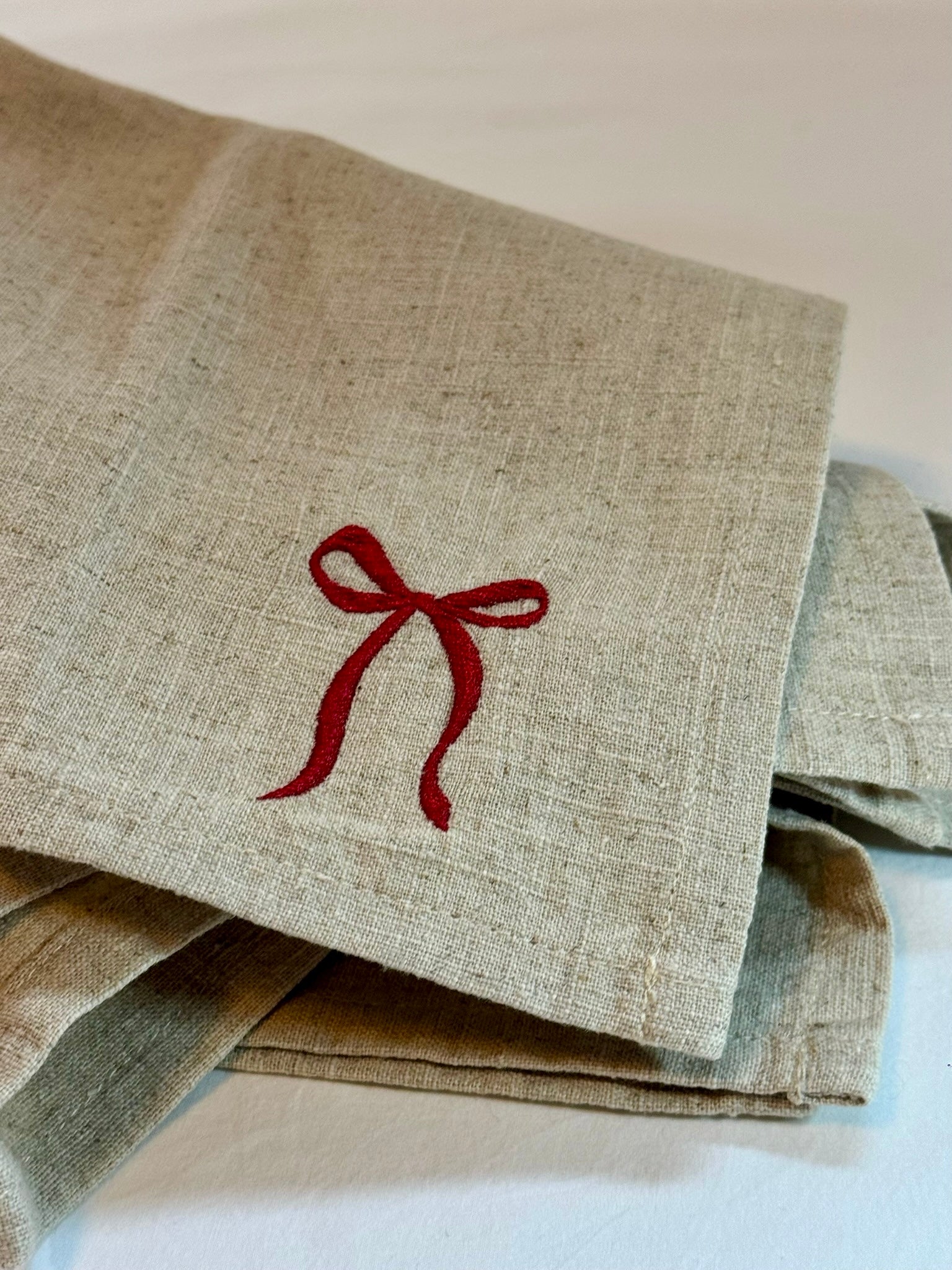 Bow Dinner Napkins | Set of 4