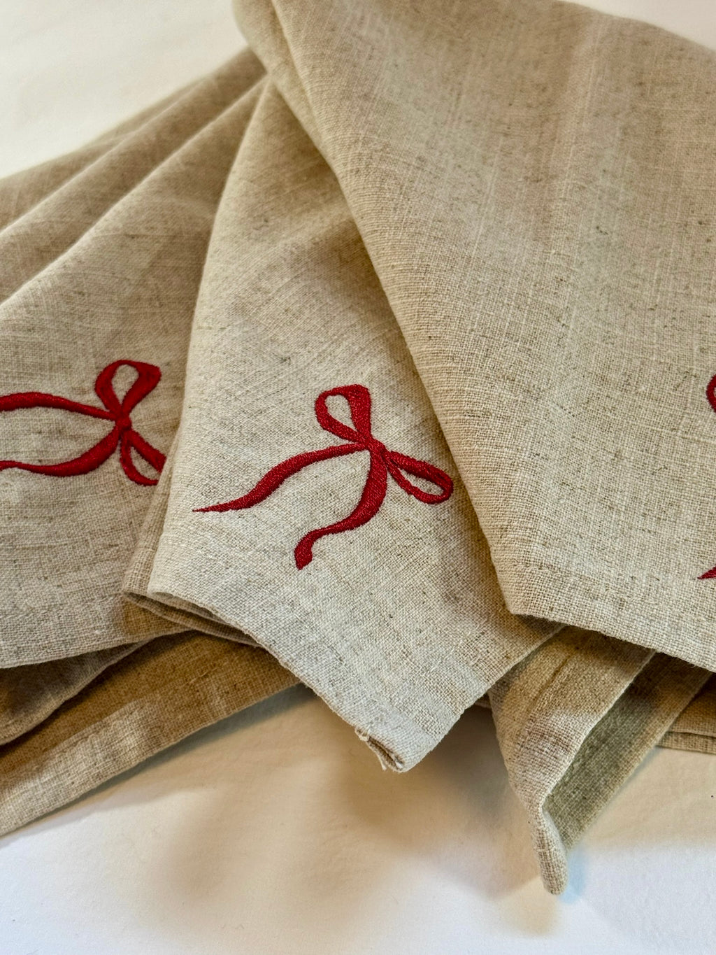 Bow Dinner Napkins | Set of 4