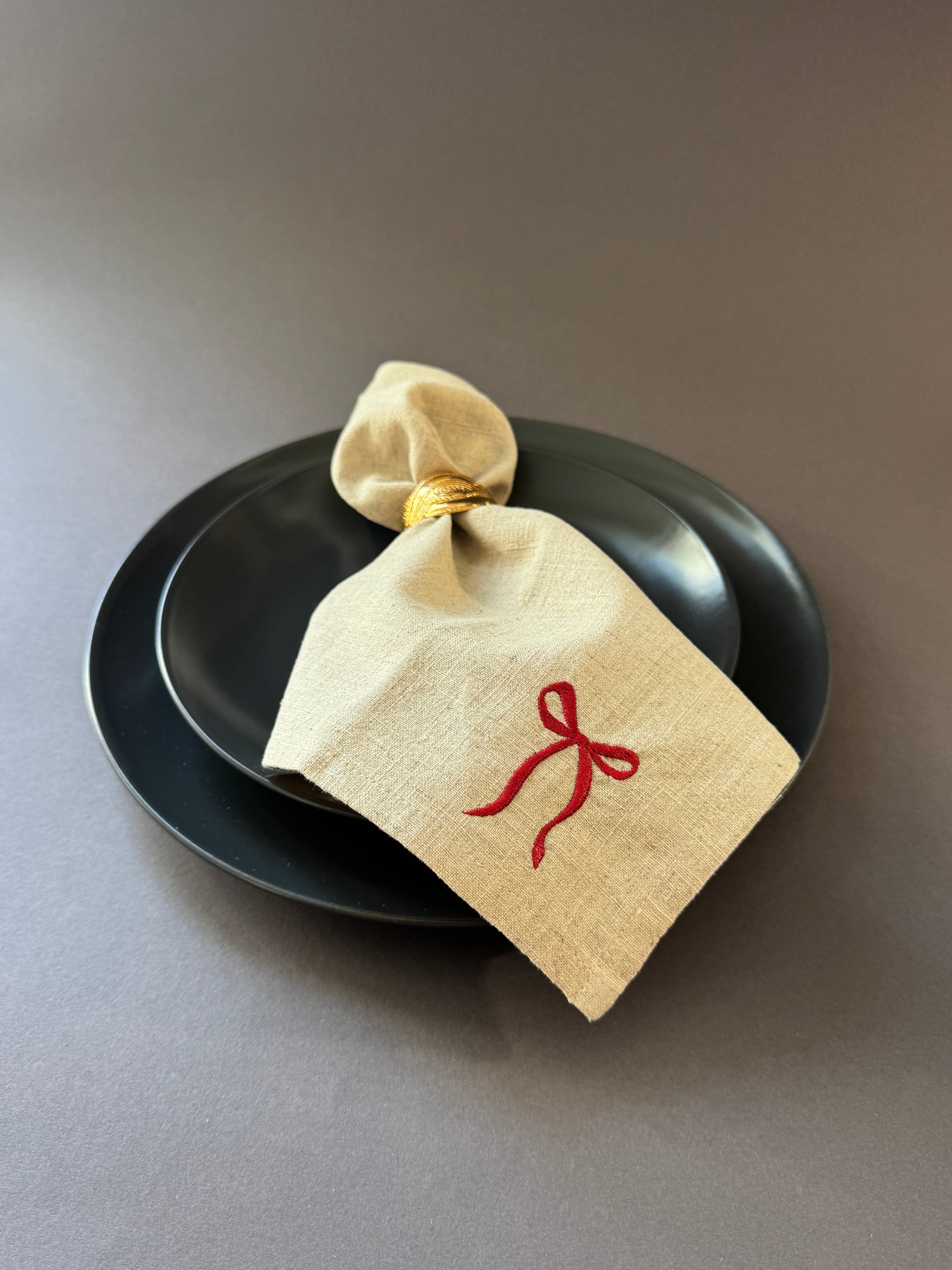 Bow Dinner Napkins | Set of 4