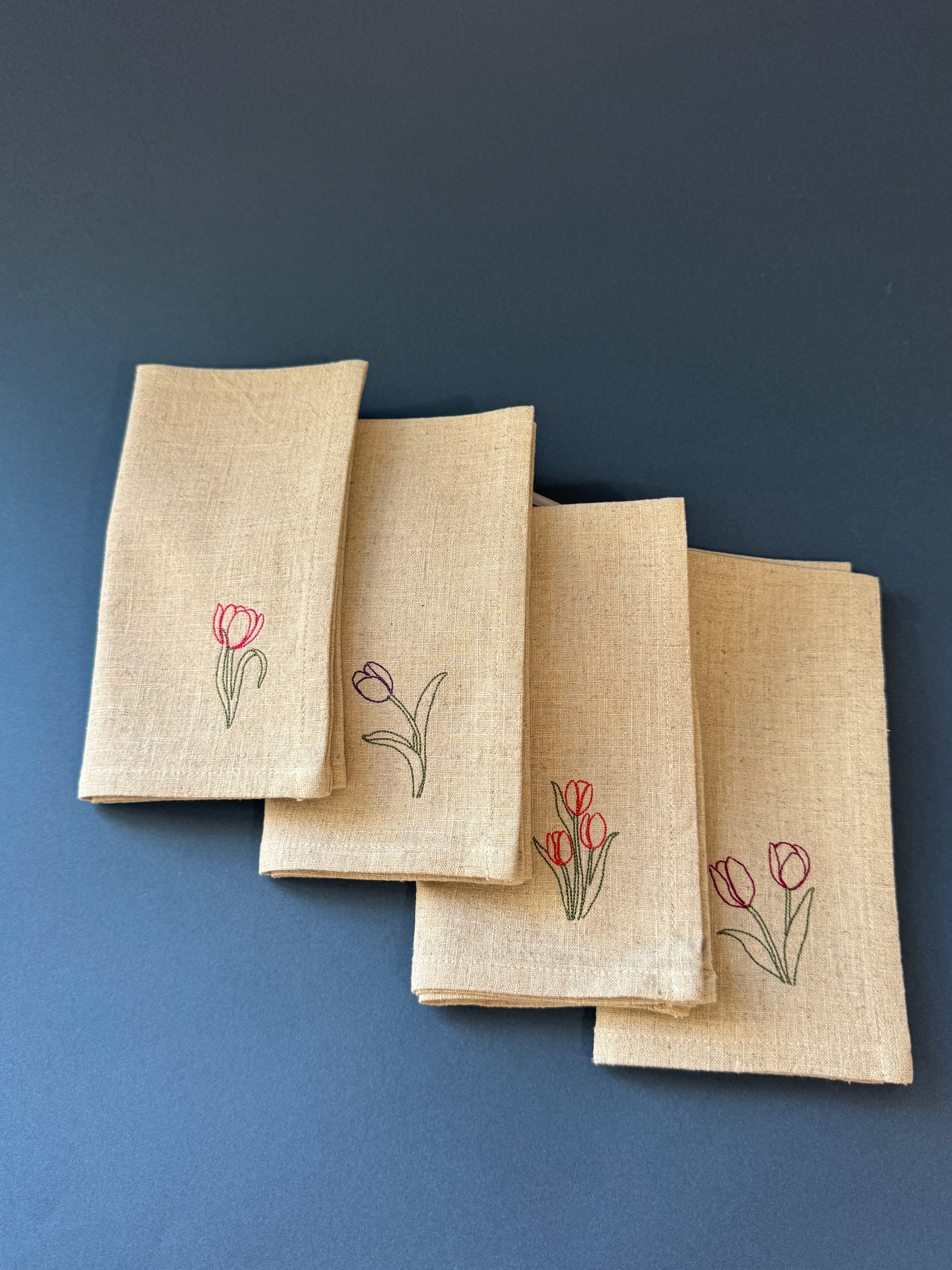 Tulip Dinner Napkins | Set of 4