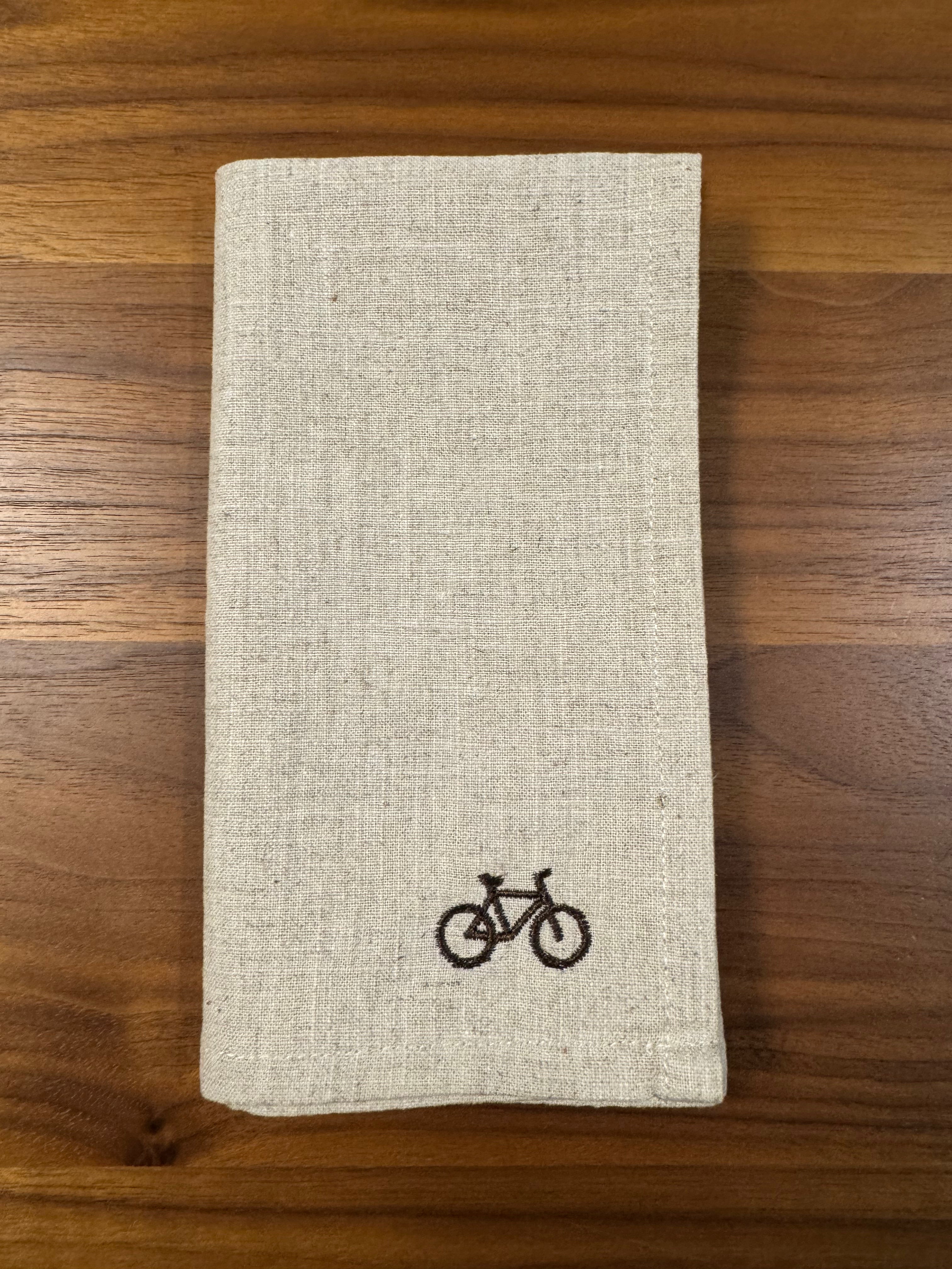 Bicycle Dinner Napkins | Set of 4