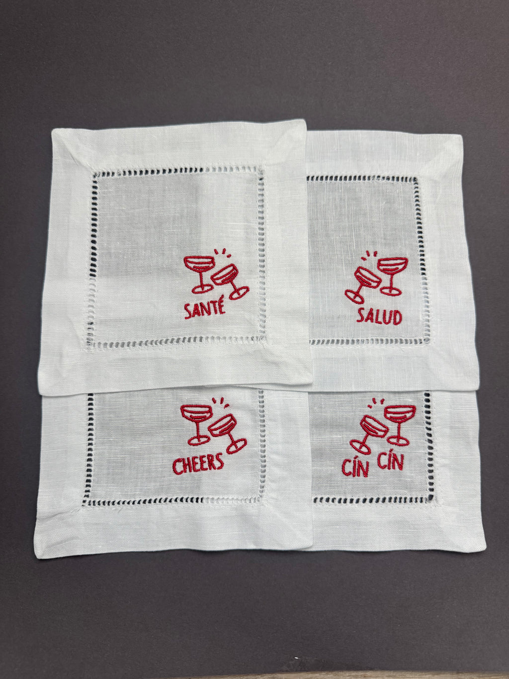 Cin Cin Cocktail Napkins | Set of 4