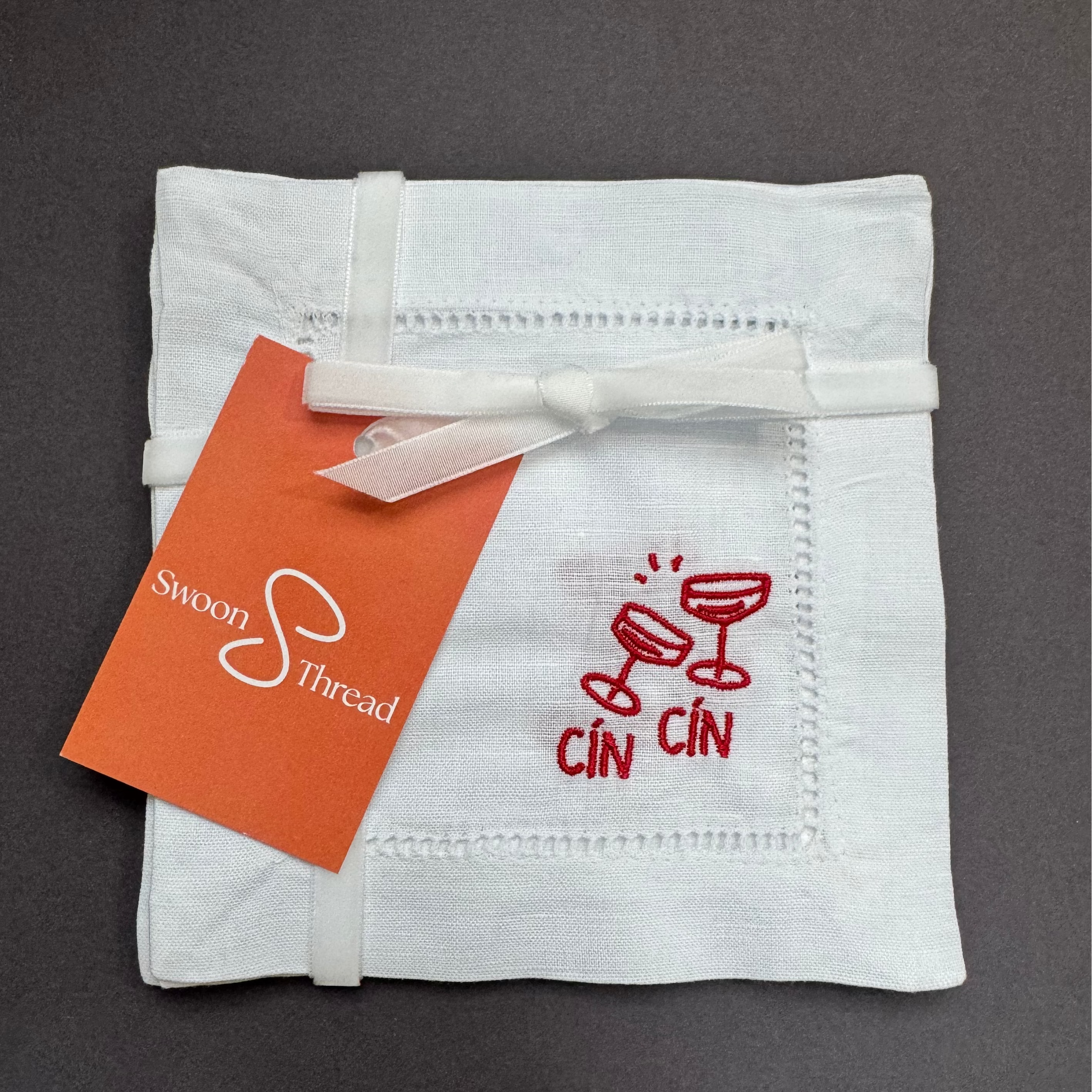 Cin Cin Cocktail Napkins | Set of 4